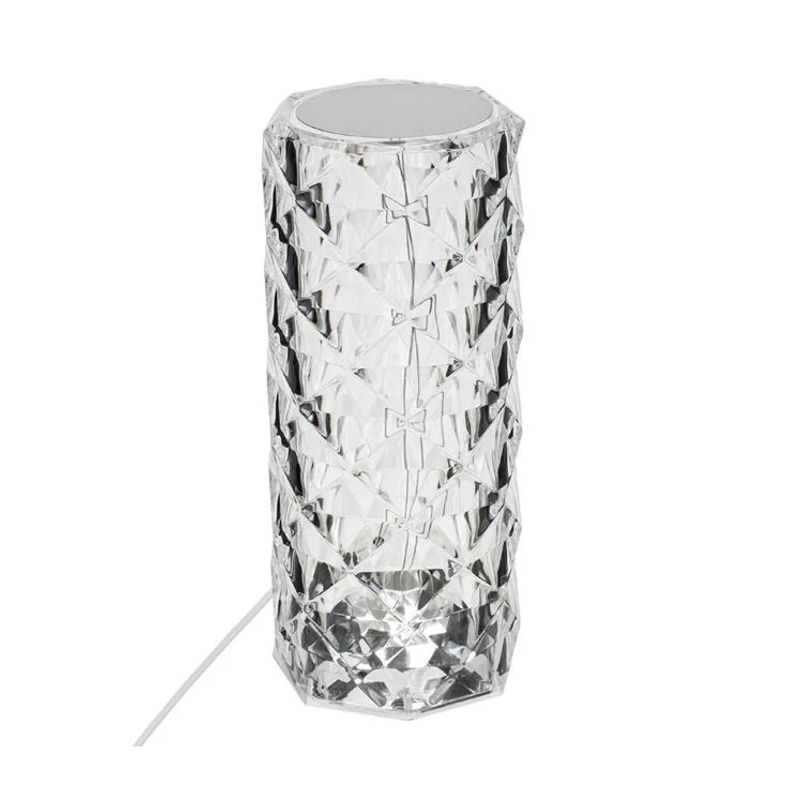 Casa si Gradina - Corpuri si surse de iluminat - Veioze si lampi - Veioze - Lampa cu USB si Functie Tactila, 3 niveluri de lumina, plastic, 9x21.5cm, transparenta - Infinity.ro