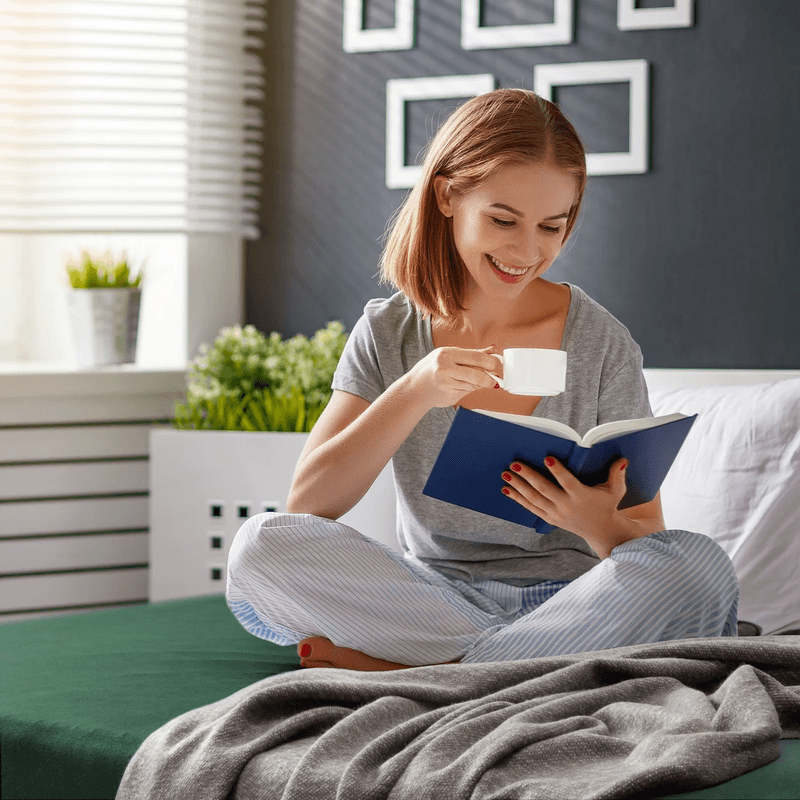 Casa si Gradina - Textile si covoare - Lenjerii de pat - Cearceafuri de pat - Cearsaf JERSEY de bumbac cu banda elastica, greutate 125 g/m2, 90 x 200 x 25 cm, verde - Infinity.ro