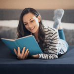 Casa si Gradina - Textile si covoare - Lenjerii de pat - Cearceafuri de pat - Cearsaf JERSEY de bumbac cu banda elastica, greutate 125 g/m2, 90 x 200 x 25 cm, bleumarin - Infinity.ro