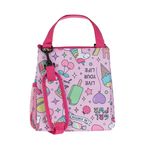 Fashion, accesorii si bijuterii - Copii - Accesorii copii - Genti si rucsacuri copii - Geanta Izoterma pentru fete, cu Unicorni, 8L, 23x14x25cm, roz - Infinity.ro