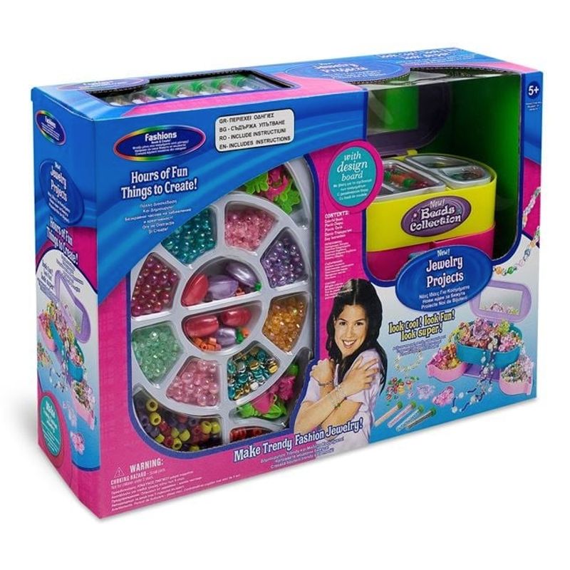 Jucarii, Copii si Bebe - Jucarii si jocuri - Jucarii de rol - Frumusete, bijuterii si accesorii fetite - Set Creatii Bijuterii - Infinity.ro