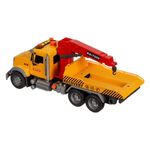 Jucarii, Copii si Bebe - Jucarii si jocuri - Vehicule si jucarii cu telecomanda - Utilaje constructie de jucarie - Camion macara cu platforma si masina, cu lumina si sunet, 42x14x21cm, multicolor - Infinity.ro