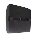 Casa si Gradina - Textile si covoare - Perne si pilote - Perne - Perna Lombara, pentru Masina, husa reglabila, spuma cu memorie, 34x34x12 cm, negru - Infinity.ro