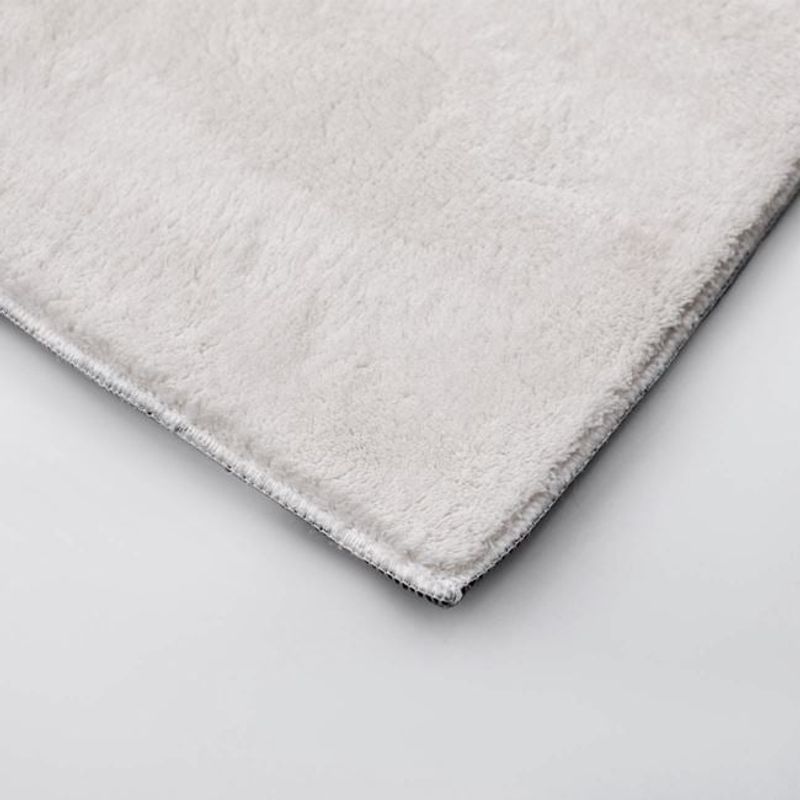 Casa si Gradina - Textile si covoare - Covoare - Covoare casa - Covoras decorativ catifelat, textura moale, strat interior antiderapant, 150x100 cm, alb - Infinity.ro