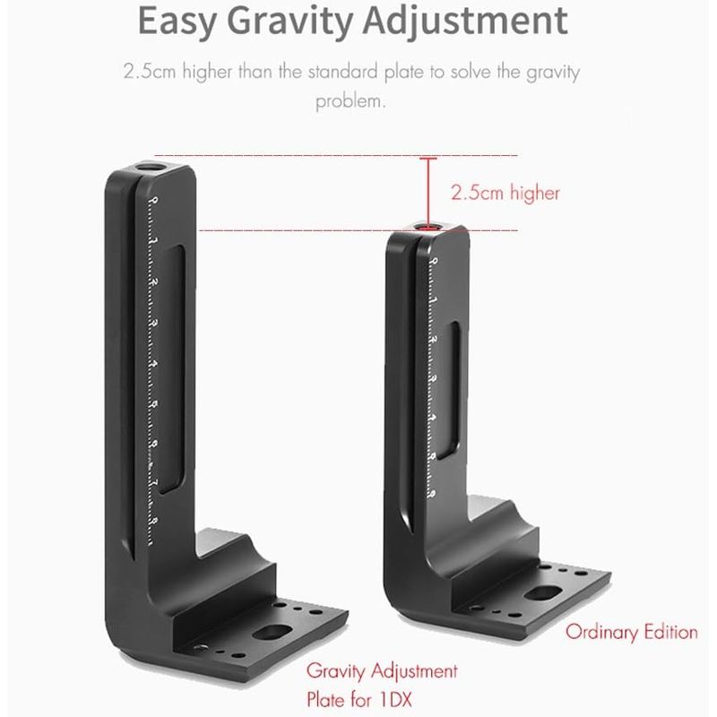 TV, Audio-Video si Foto - Aparate foto si accesorii - Accesorii foto si video - Alte accesorii foto & video - Placa de reglare a gravitatiei Crane 2 pentru 1DX si alte combinatii grele de camera si obiectiv, Zhiyun GAP01 - Infinity.ro