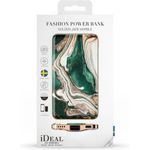 Laptop, Telefoane si Tablete - Telefoane mobile si accesorii - Accesorii Telefoane - Baterii externe - PowerBank iDEAL OF SWEDEN, Golden Jade Marble, 5000 mAh, 1 porturi usb, Indicator baterie, BeldanySmart - Infinity.ro