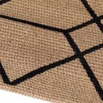 Casa si Gradina - Textile si covoare - Covoare - Covoare casa - Covoras decorativ din iuta, cu model linear, 90x60 cm, bej - Infinity.ro