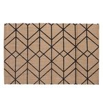 Casa si Gradina - Textile si covoare - Covoare - Covoare casa - Covoras decorativ din iuta, cu model linear, 90x60 cm, bej - Infinity.ro