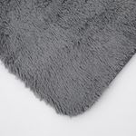 Casa si Gradina - Textile si covoare - Covoare - Covoare casa - Covoras decorativ pentru hol, blanita cu fire lungi, antiderapant, 160x60 cm, gri - Infinity.ro