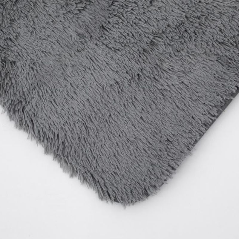 Casa si Gradina - Textile si covoare - Covoare - Covoare casa - Covoras decorativ pentru hol, blanita cu fire lungi, antiderapant, 160x60 cm, gri - Infinity.ro