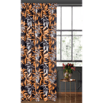 Casa si Gradina - Textile si covoare - Perdele si draperii - Draperii - Draperie PIERRE CARDIN ZOJA din catifea moale cu model tip ramuri, 140 x 270 cm, negru, rosu - Infinity.ro