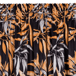 Casa si Gradina - Textile si covoare - Perdele si draperii - Draperii - Draperie PIERRE CARDIN ZOJA din catifea moale cu model tip ramuri, 140 x 270 cm, negru, rosu - Infinity.ro