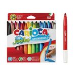 Carti si Birotica - Birotica - Instrumente de scris - Markere si carioci - Set 24 Carioci Lavabile cu Varf Gros - Infinity.ro