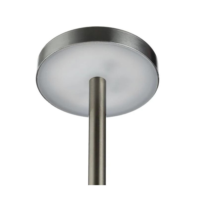 Casa si Gradina - Corpuri si surse de iluminat - Veioze si lampi - Veioze - Veioza Metalica cu USB si Functie Touch, 3 Nivele de Lumina, 35cm, argintiu - Infinity.ro