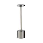 Casa si Gradina - Corpuri si surse de iluminat - Veioze si lampi - Veioze - Veioza Metalica cu USB si Functie Touch, 3 Nivele de Lumina, 35cm, argintiu - Infinity.ro