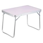 Sport si Outdoor - Camping - Mobilier pentru camping - Mese camping - Masa pliabila, din aluminiu, dimensiuni 80x60x70cm, argintiu - Infinity.ro