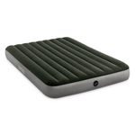 Sport si Outdoor - Camping - Saltele si accesorii pentru somn - Saltele camping - Saltea gonflabila, pentru 2 persoane, cu pompa, dimensiuni 1.52x0.25x2.03m, gri - Infinity.ro