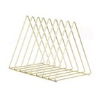 Carti si Birotica - Birotica - Accesorii de birou - Suporturi accesorii birou - Suport Metalic Auriu pentru Carti, cu 8 Compartimente, 27x17.5x20cm, auriu - Infinity.ro