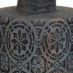 Casa si Gradina - Corpuri si surse de iluminat - Veioze si lampi - Veioze - Veioza cu Baza Ceramica si Abajur Textil, E14, 40W, gri - Infinity.ro