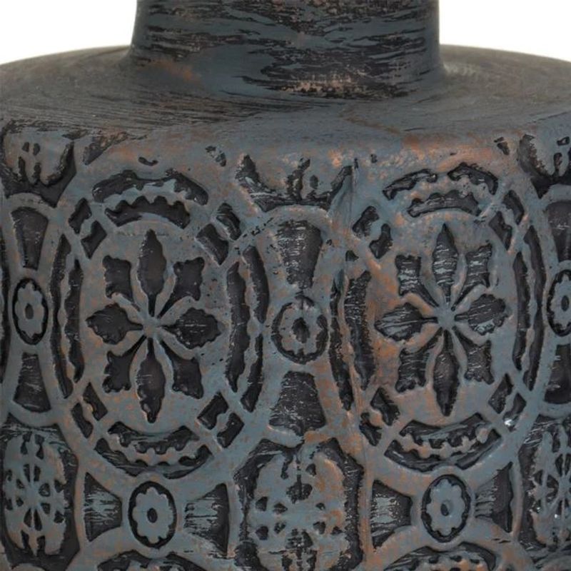 Casa si Gradina - Corpuri si surse de iluminat - Veioze si lampi - Veioze - Veioza cu Baza Ceramica si Abajur Textil, E14, 40W, gri - Infinity.ro