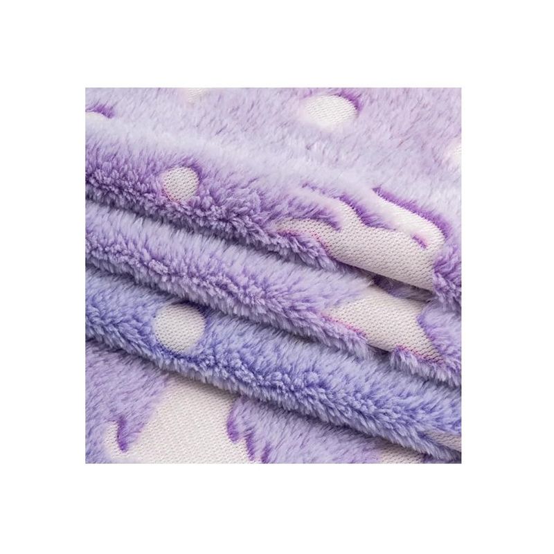 Casa si Gradina - Textile si covoare - Pături și cuverturi - Pături - Patura Pufoasa cu Insertii Fosforescente, Glow in the Dark, Model Unicorni si Stele/Luna si Stele, 150x200cm, Roz - Infinity.ro