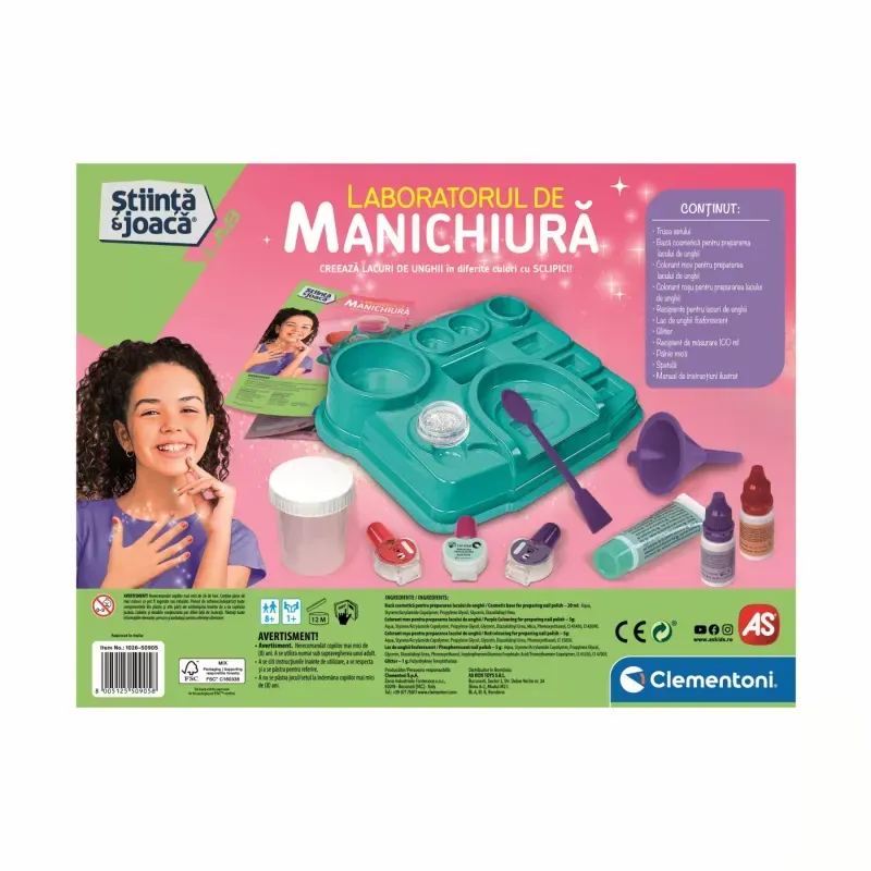 Jucarii, Copii si Bebe - Jucarii si jocuri - Jucarii & jocuri educative - Jocuri si jucarii educative - Stiinta si Joaca, Laboratorul de manichiura - Infinity.ro