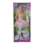 Jucarii, Copii si Bebe - Jucarii si jocuri - Papusi si accesorii - Papusi - Papusa Steffi Love, Balerina cu animalut, 29 cm - Infinity.ro