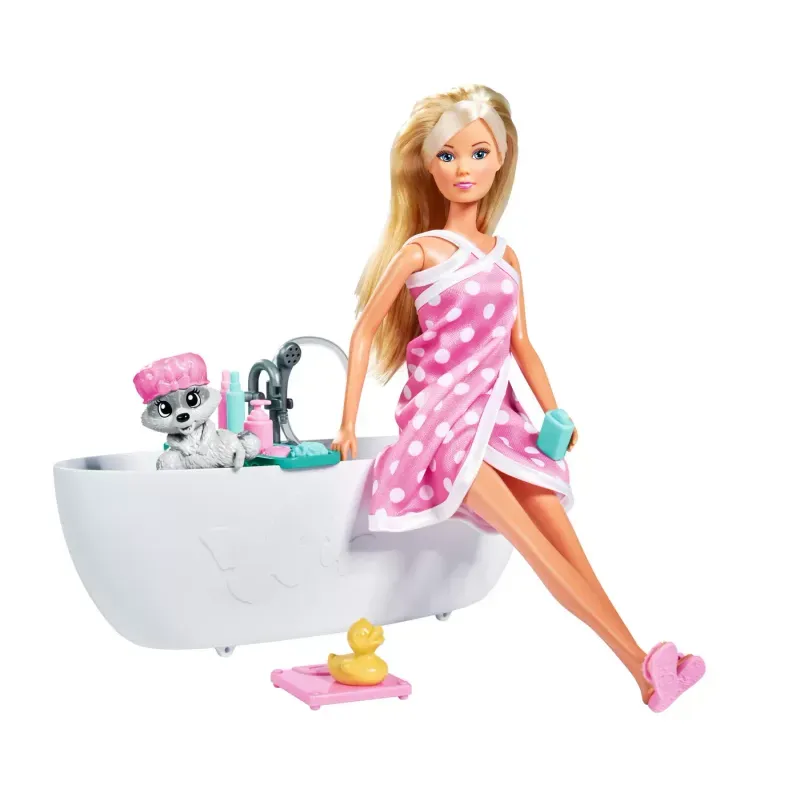 Jucarii, Copii si Bebe - Jucarii si jocuri - Papusi si accesorii - Papusi - Papusa Steffi Love cu Set Baie - Infinity.ro