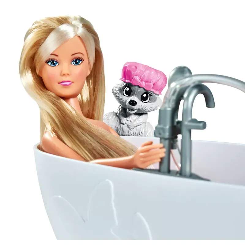 Jucarii, Copii si Bebe - Jucarii si jocuri - Papusi si accesorii - Papusi - Papusa Steffi Love cu Set Baie - Infinity.ro