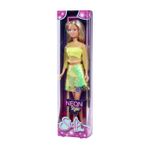 Jucarii, Copii si Bebe - Jucarii si jocuri - Papusi si accesorii - Papusi - Papusa Stefi Love Neon Style, Galben, 29 cm - Infinity.ro