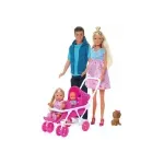 Jucarii, Copii si Bebe - Jucarii si jocuri - Papusi si accesorii - Papusi - Set Steffi Love, Familie Cu Copilas Nou-Nascut Surpriza - Infinity.ro