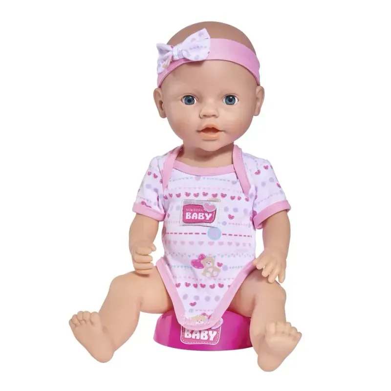 Jucarii, Copii si Bebe - Jucarii si jocuri - Papusi si accesorii - Papusi - New Born Baby Set Bebelus Roz - Infinity.ro