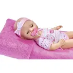 Jucarii, Copii si Bebe - Jucarii si jocuri - Papusi si accesorii - Papusi - New Born Baby Set Bebelus Roz - Infinity.ro
