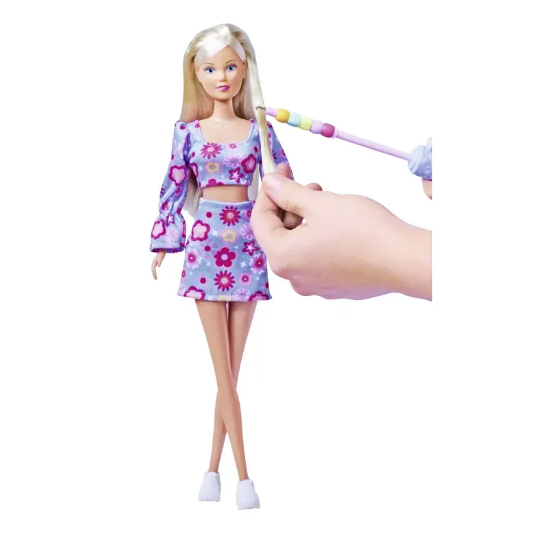 Jucarii, Copii si Bebe - Jucarii si jocuri - Papusi si accesorii - Papusi - Set de joaca cu papusa Steffi Love, Hair Beads - Infinity.ro