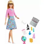 Jucarii, Copii si Bebe - Jucarii si jocuri - Papusi si accesorii - Papusi - Set Papusa Barbie Profesoara cu accesorii - Infinity.ro