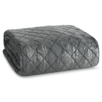 Casa si Gradina - Textile si covoare - Pături și cuverturi - Cuverturi - Cuvertura de pat din catifea PREMIUM BLINK 3, 170 x 210 cm, gri - Infinity.ro