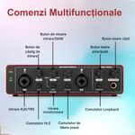 TV, Audio-Video si Foto - Audio profesionale - Procesoare sunet - Interfata audio USB-C 3.0 2x2 Gen 3 - Preamplificator microfon Premium, 48V-24bit/192kHz XLR/MIC/LINE, Plug & Play - Infinity.ro