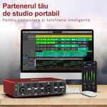 TV, Audio-Video si Foto - Audio profesionale - Procesoare sunet - Interfata audio USB-C 3.0 2x2 Gen 3 - Preamplificator microfon Premium, 48V-24bit/192kHz XLR/MIC/LINE, Plug & Play - Infinity.ro