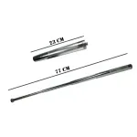 Sport si Outdoor - Sporturi de contact - Produse autoaparare - Set baston telescopic din otel si spray paralizant , 110 ml, argintiu, 77 cm, 4 sectiuni , husa inclusa - Infinity.ro