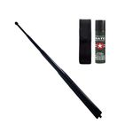 Sport si Outdoor - Sporturi de contact - Produse autoaparare - Set baston telescopic din otel si spray paralizant , 110 ml, negru, 77 cm, 4 sectiuni , husa inclusa - Infinity.ro