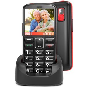 Telefon Mobil Seniori Taste Mari CZAY®, Meniu Limba Romana, Ecran Foarte mare, Camera Foto,Volum Puternic, 2G,Lanterna