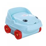 Jucarii, Copii si Bebe - Igiena si ingrijire - Baia bebelusului - Olite si reductoare WC - Olita muzicala multifunctionala Masina cu capac si roti Bleu - Infinity.ro