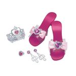 Jucarii, Copii si Bebe - Jucarii si jocuri - Jucarii de rol - Frumusete, bijuterii si accesorii fetite - Set de Infrumusetare, Tiara si Pantofi, 3 Modele, 7-8 ani - Infinity.ro