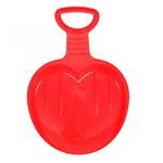 Sport si Outdoor - Sporturi de iarna - Sanius - Sanie cu maner, pentru copii 3+ ani, ABS, 52x34cm, Rosu - Infinity.ro