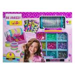 Jucarii, Copii si Bebe - Jucarii si jocuri - Jucarii de rol - Frumusete, bijuterii si accesorii fetite - Set Creativ Bratari cu Margele, 9 Culori, 8 Modele - Infinity.ro