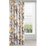 Casa si Gradina - Textile si covoare - Perdele si draperii - Draperii - Draperie AMELIE din catifea moale, cu model floral, 140 x 270 cm, bej, galben - Infinity.ro