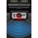 Casa si Gradina - Corpuri si surse de iluminat - Iluminat exterior - Lampi solare - Lampa solara stradala, 640 LED-uri 1600W, baterie 6000mAh, cu telecomanda, 74cm, negru - Infinity.ro