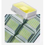 Casa si Gradina - Corpuri si surse de iluminat - Iluminat exterior - Lampi solare - Lampa solara stradala, putere 300W, cu telecomanda, senzor de lumina si miscare, IP66, gri-negru - Infinity.ro