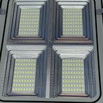Casa si Gradina - Corpuri si surse de iluminat - Iluminat exterior - Lampi solare - Lampa solara stradala, putere 300W, cu telecomanda, senzor de lumina si miscare, IP66, gri-negru - Infinity.ro