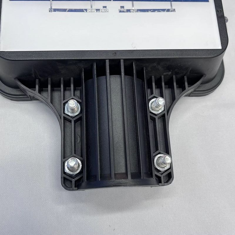 Casa si Gradina - Corpuri si surse de iluminat - Iluminat exterior - Lampi solare - Lampa solara stradala, putere 300W, cu telecomanda, senzor de lumina si miscare, IP66, gri-negru - Infinity.ro